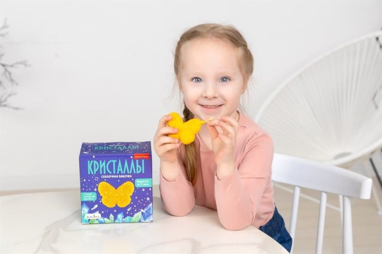 Набор для выращивания кристаллов «Бабочка желтая», Bumbaram — картинка 7
