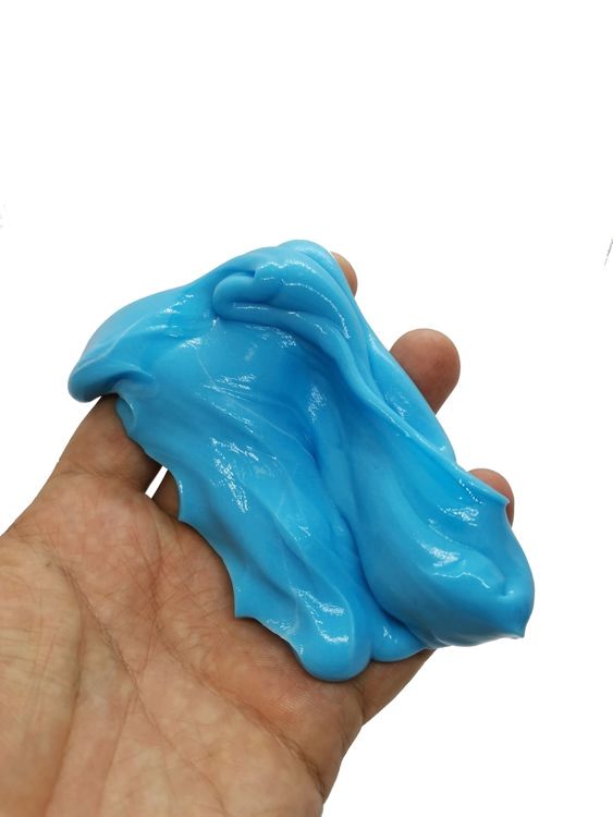 Слайм, игрушка антистресс «Облачко Флаффи», голубой, 75 г — картинка 2