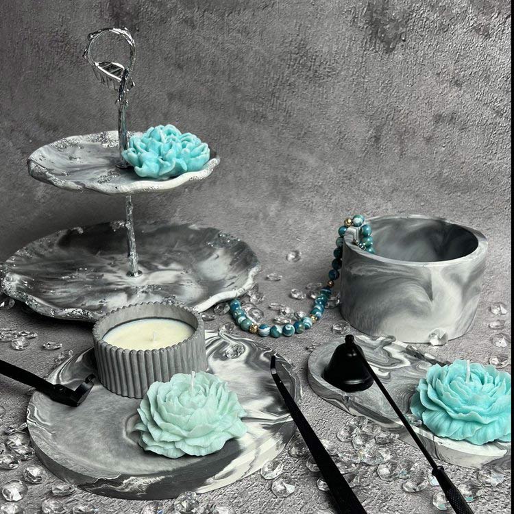 Акриловый гипс для литья EcoPro «Серый», 500 г, Epoxy Master — картинка 3