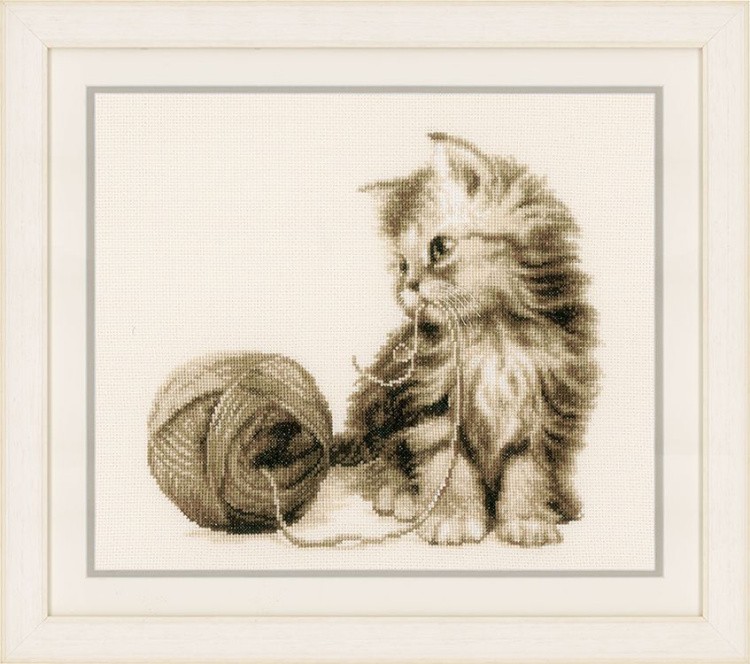 Набор для вышивания «Котёнок с клубочком»