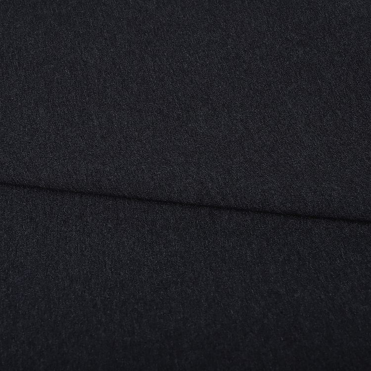 Ткань трикотаж Футер 2х нитка, петля, с лайкрой, 6 м, ширина 180 см, 230 г/м2, пенье, цвет: темно-синий меланж, TBY — картинка 3