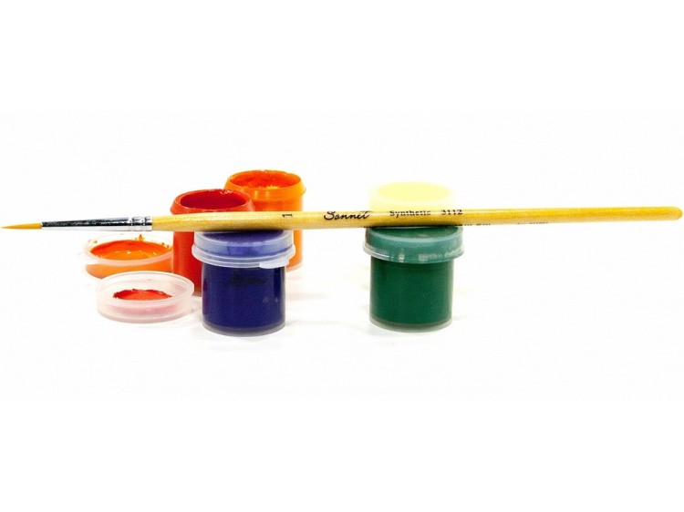 Кисть №1 круглая (синтетика) — картинка 2