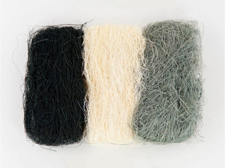 Сизалевое волокно MIX, цвет: 07 белый/серый/ черный 30 г, Blumentag — картинка 2