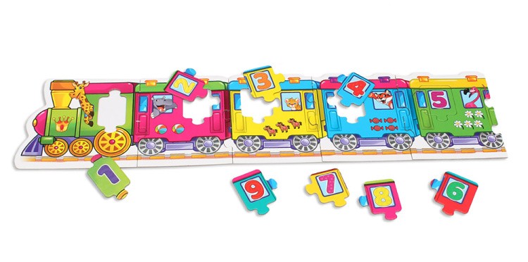Игра-пазл «Умный паровозик. Учим счет» — картинка 4