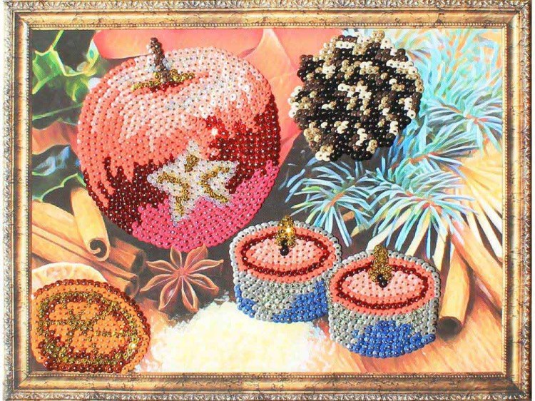 Мозаика из пайеток «Аромат пряностей» — картинка 3