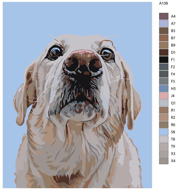 Картина по номерам «Генри» — картинка 2