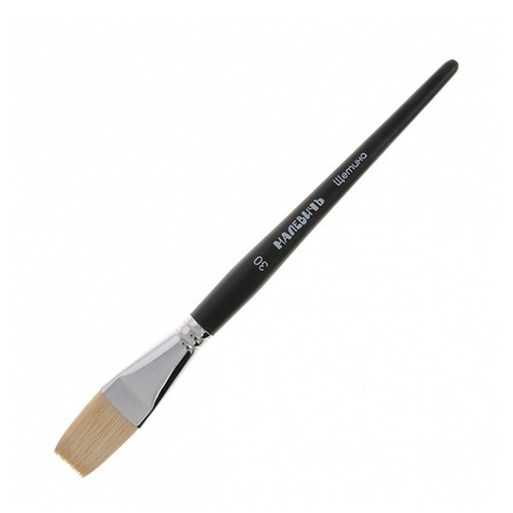 Кисть из щетины плоская №30 — картинка 2