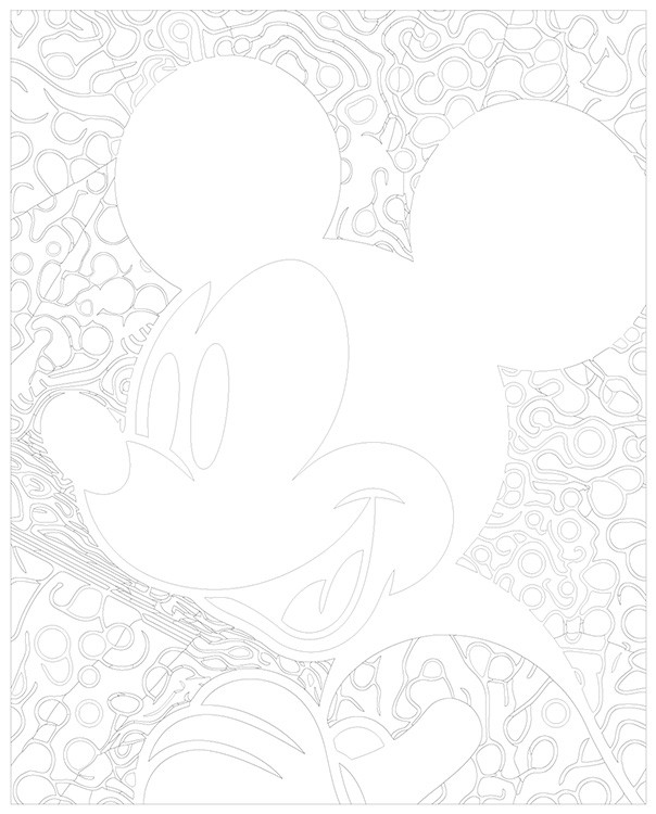 Картина по номерам «Герои Дисней: Микки Маус» — картинка 3