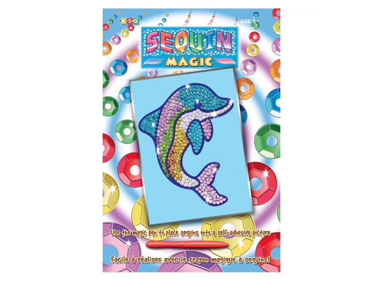 Мозаика из пайеток «Дельфин» — картинка 2