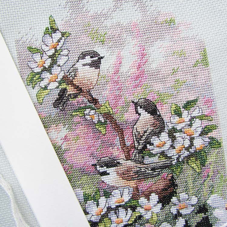 Набор для вышивания «Снегири весной» — картинка 3