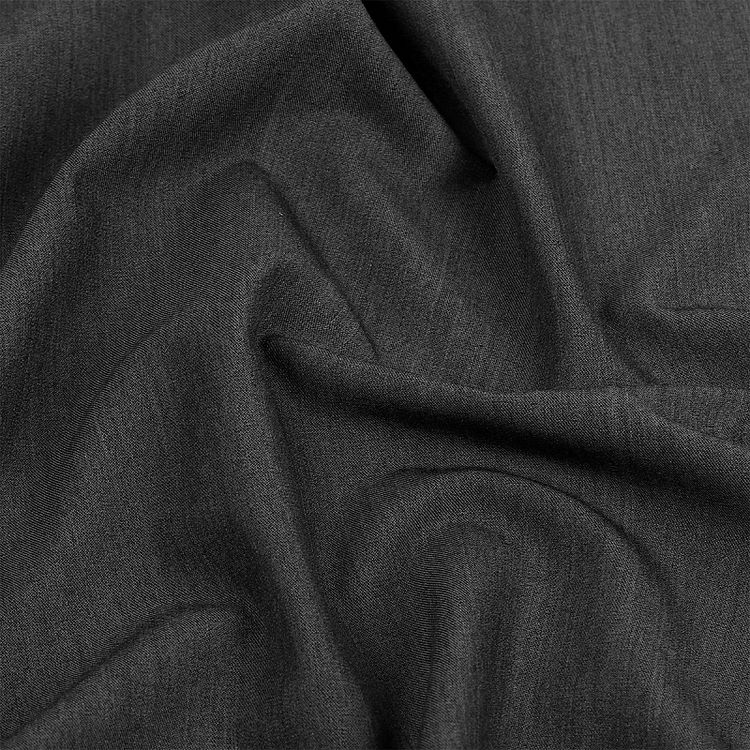 Ткань Костюмная Гальяно, 200 г/м², 5 м x 150 см, цвет: темно-серый меланж, TBY — картинка 4