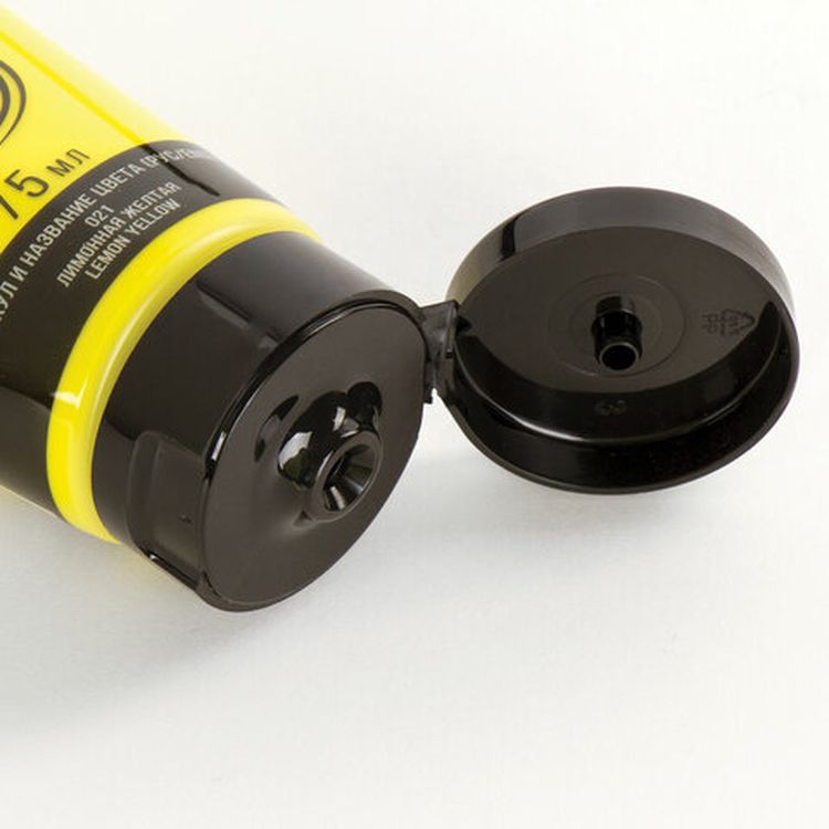 Краска акриловая художественная BRAUBERG ART CLASSIC, туба 75мл, лимонная желтая — картинка 3