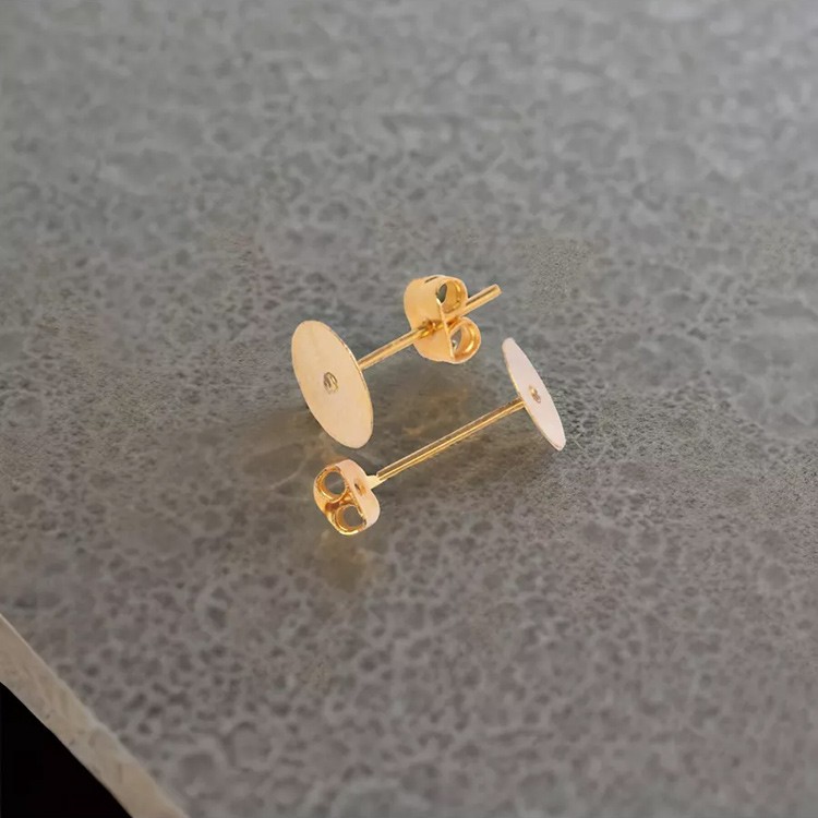 Швензы «Гвоздики», 7 мм, цвет: под золото, 10 шт., Zlatka — картинка 2