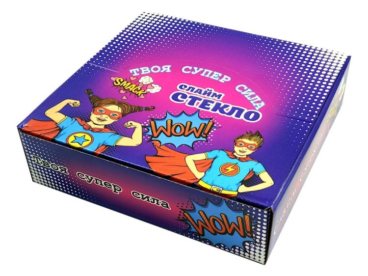 Набор слаймов «Стекло» в боксе Galaxy/Party (9 шт по 100 гр)
— картинка 3