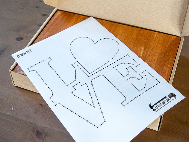 Набор для творчества STRING ART «Love» — картинка 4