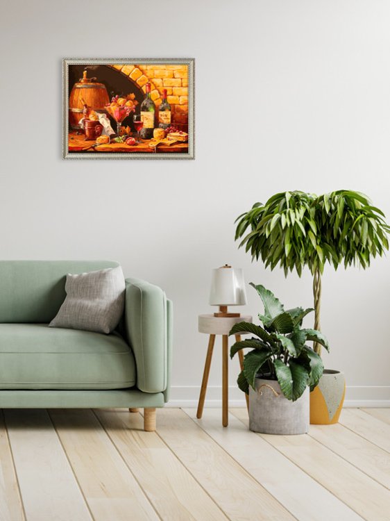 Картина по номерам «Винный погреб» — картинка 8