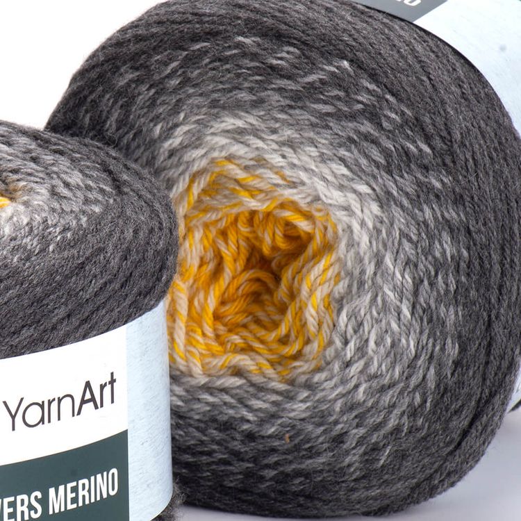 Пряжа YarnArt Flowers Merino (536), мультиколор, 5 шт. по 225 г — картинка 2