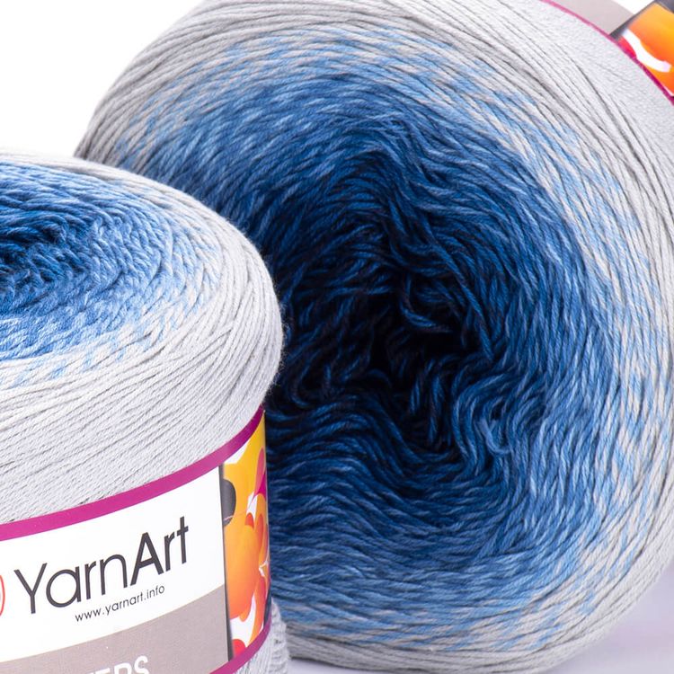 Пряжа YarnArt Flowers (271), мультиколор, 5 шт. по 250 г — картинка 2