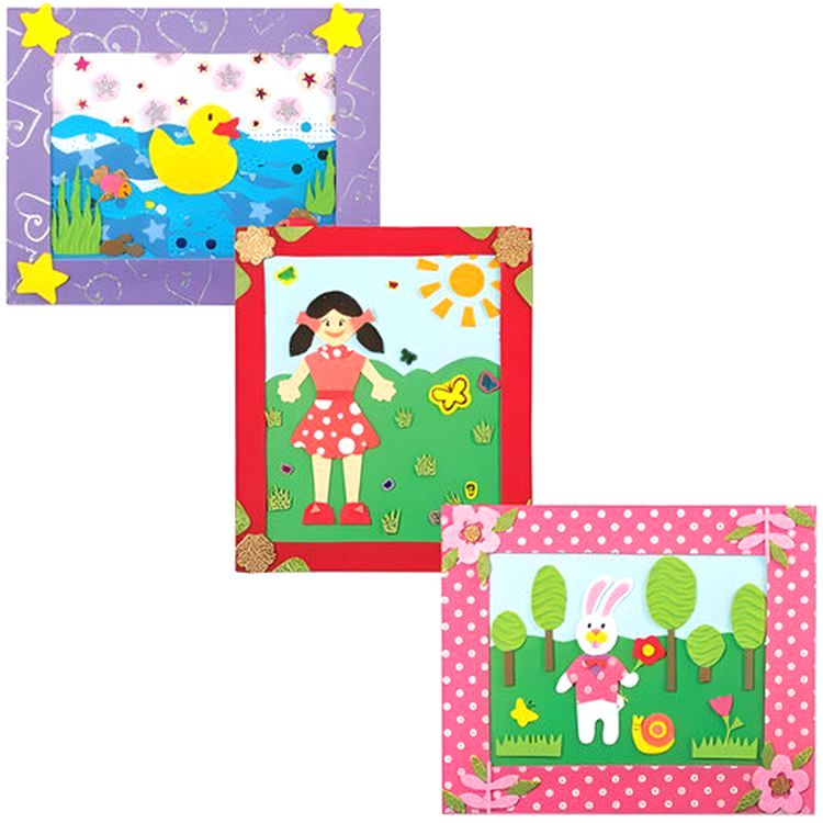 Фоамиран, 21x29,7 см, цвет: ассорти, фактура «Волны» (5 шт.) — картинка 4