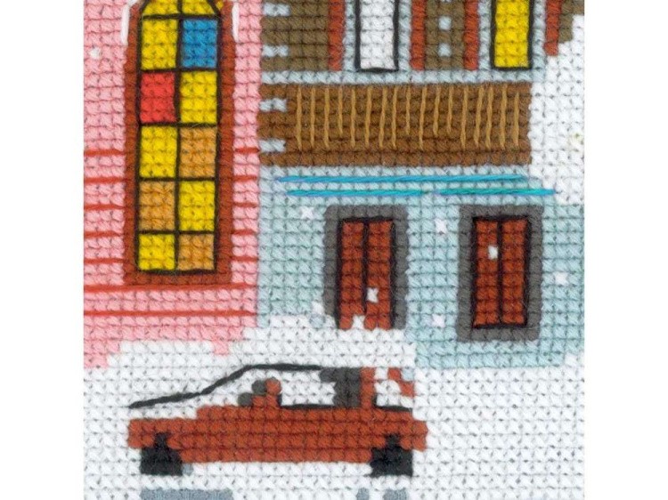 Набор для вышивания «Рождественский город» — картинка 2