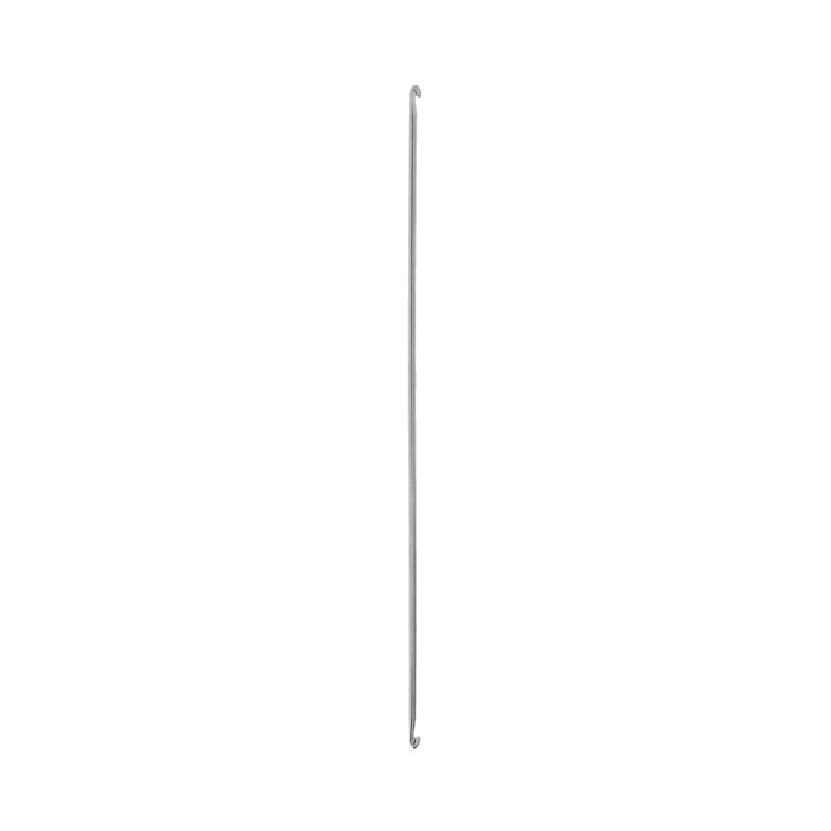 Крючок для тунисского вязания, двухсторонний, металл, 2 мм, 14,5 см, Gamma