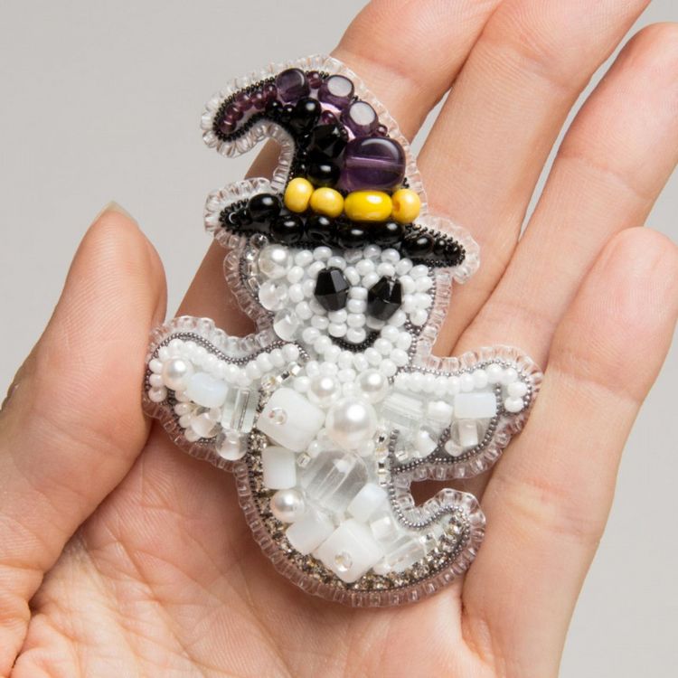 Набор для вышивания «Брошь. Привидение» — картинка 3