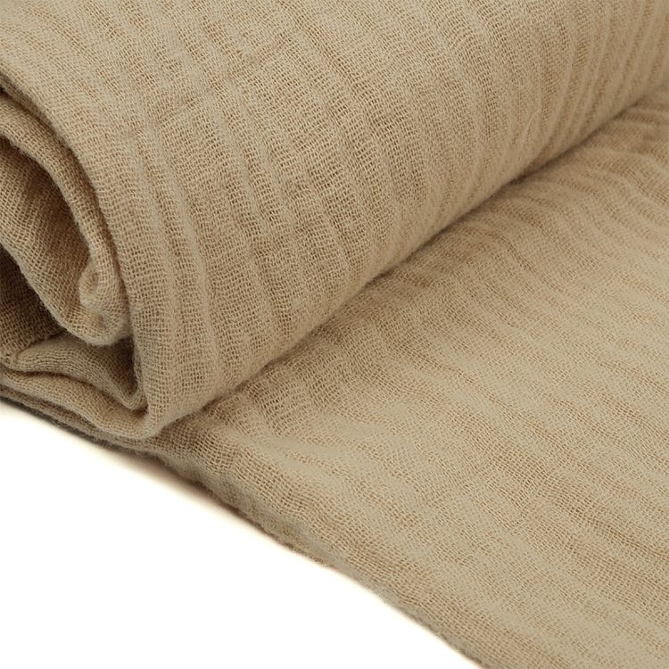 Ткань Муслин, 5 м x 130 см, 125 г/м², цвет: бежевый, TBY — картинка 4