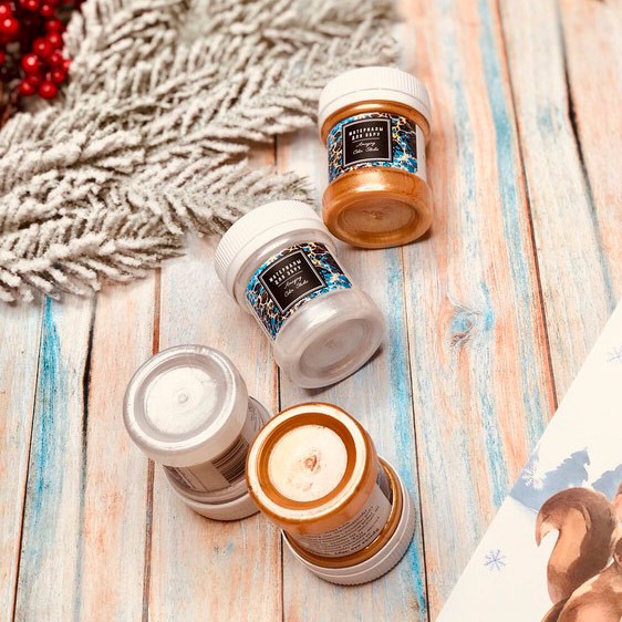 Краска для эбру золотая 30 мл, Amazing Color — картинка 2