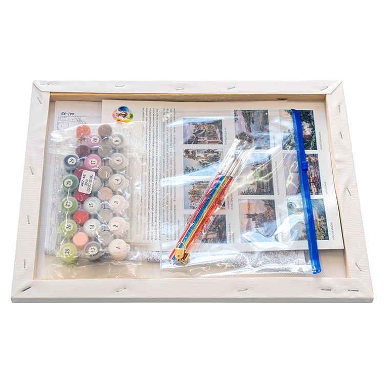 Картина по номерам «Испанский дворик. Капилейра» — картинка 3