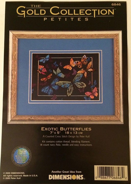 Набор для вышивания «Экзотические бабочки» — картинка 4