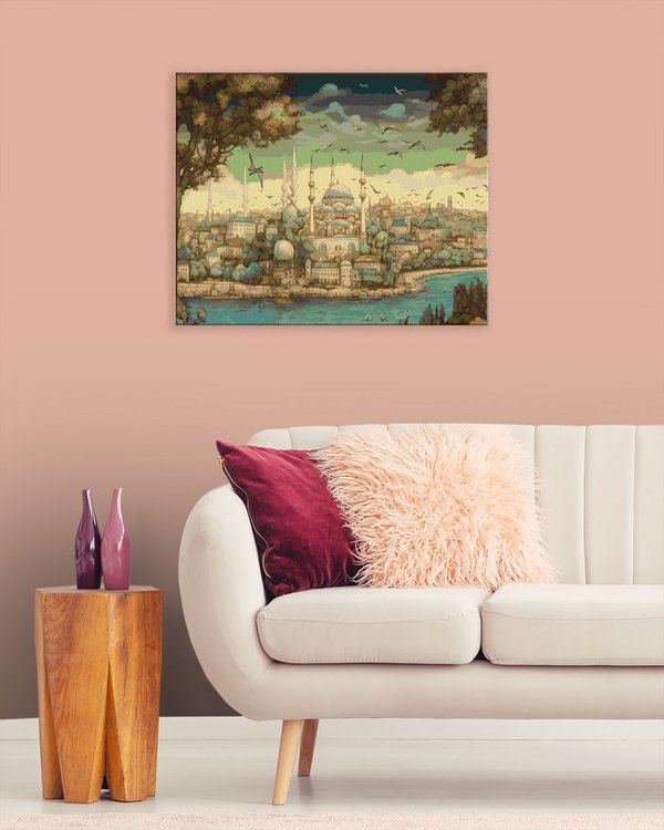 Картина по номерам «Сказочные берега Стамбула» — картинка 3