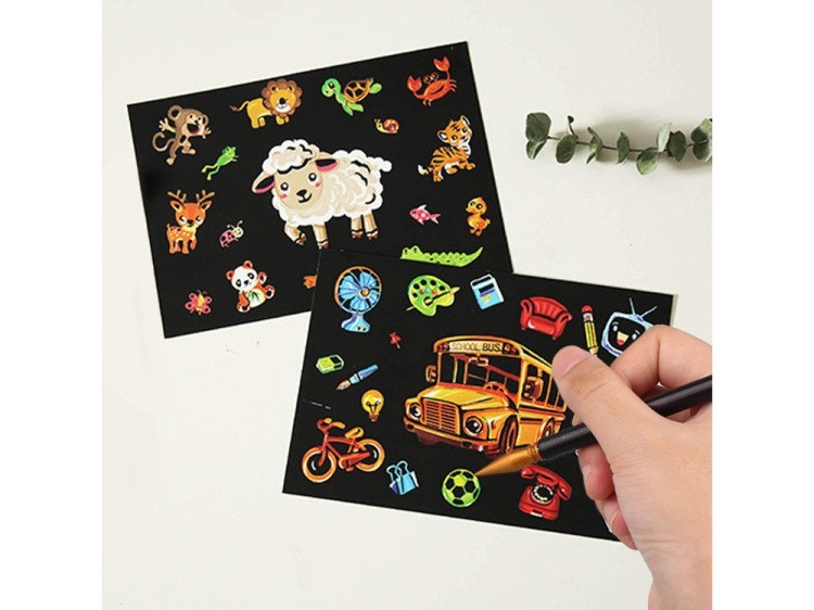 Набор скретч-открыток «Goods» (цветные) — картинка 4