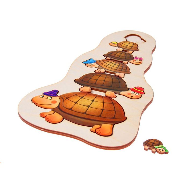 Развивающее пособие из дерева «Черепашки» — картинка 3