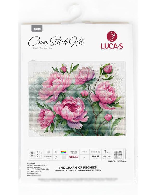 Набор для вышивания «Очарование пионов» — картинка 2