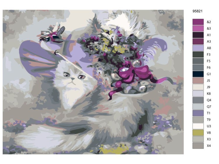 Картина по номерам «Модница» — картинка 2