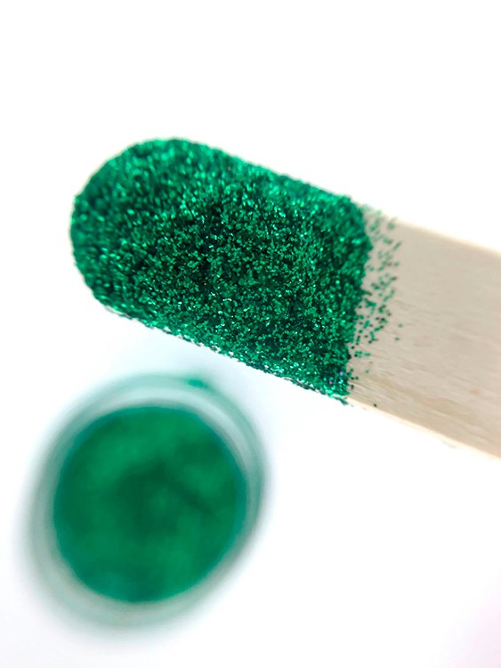Глиттер изумрудный мелкий 25 мл, Art Resin LAB — картинка 2