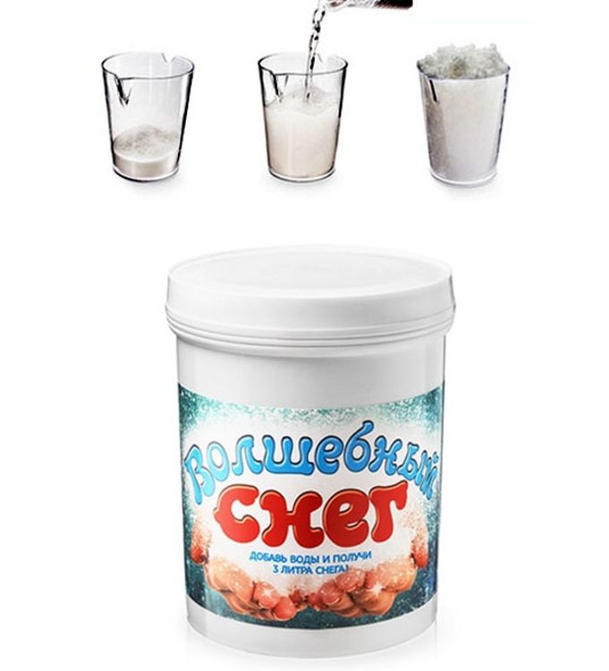 Набор для экспериментов «Волшебный снег», 300 г — картинка 4