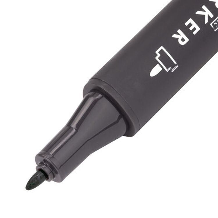 Маркер для скетчинга двусторонний 1 мм - 6 мм BRAUBERG ART CLASSIC, цвет: изумрудный — картинка 4