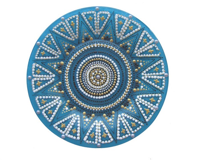 Набор для точечной росписи «Blue Plate» — картинка 9