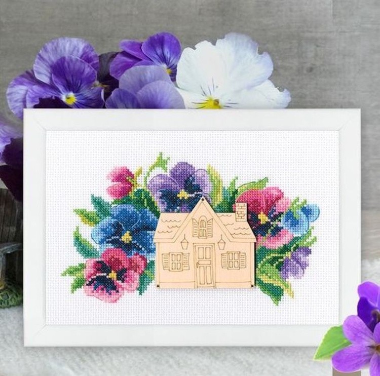 Набор для вышивания «Улица цветов-2» — картинка 2