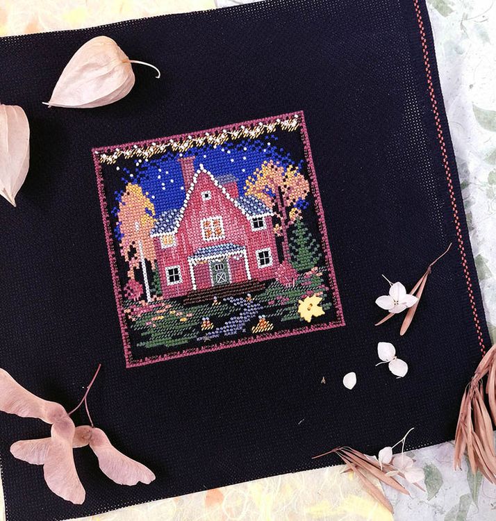 Набор для вышивания «Осенний домик» — картинка 2