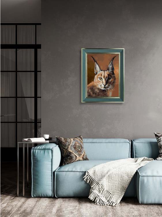 Картина по номерам «Каракал» — картинка 6