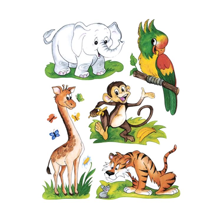 Украшение для окон и стекла «Забавные зверюшки 4» — картинка 2