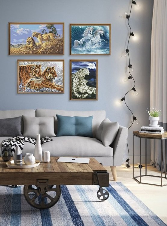 Набор для вышивания «Пара единорогов» — картинка 6