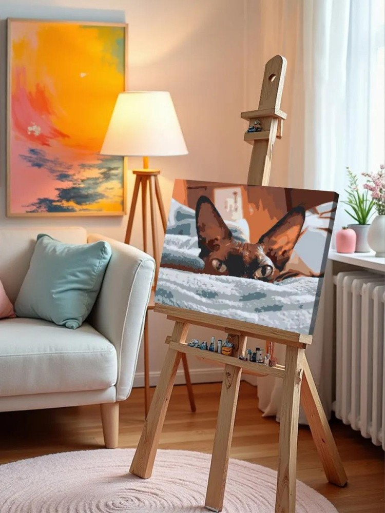 Картина по номерам «Канадский сфинкс» — картинка 10