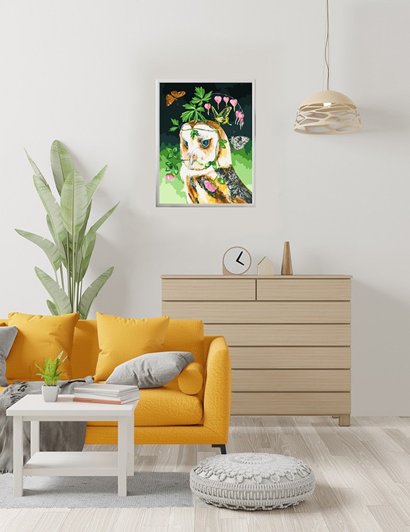 Картина по номерам «Мечты совы» — картинка 4