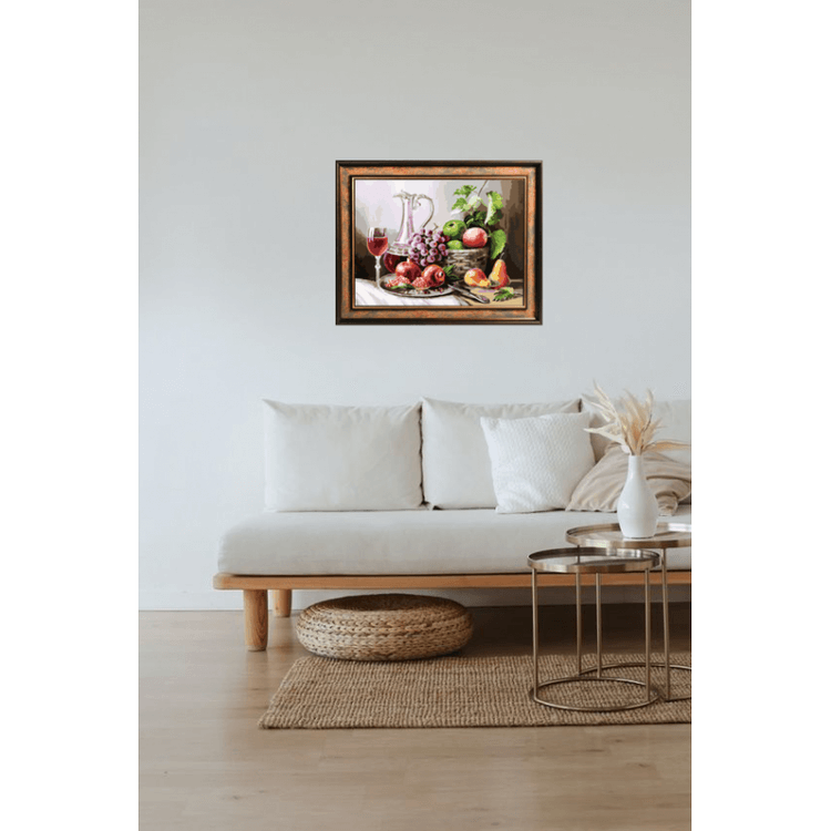 Картина по номерам «Натюрморт с фруктами» — картинка 7