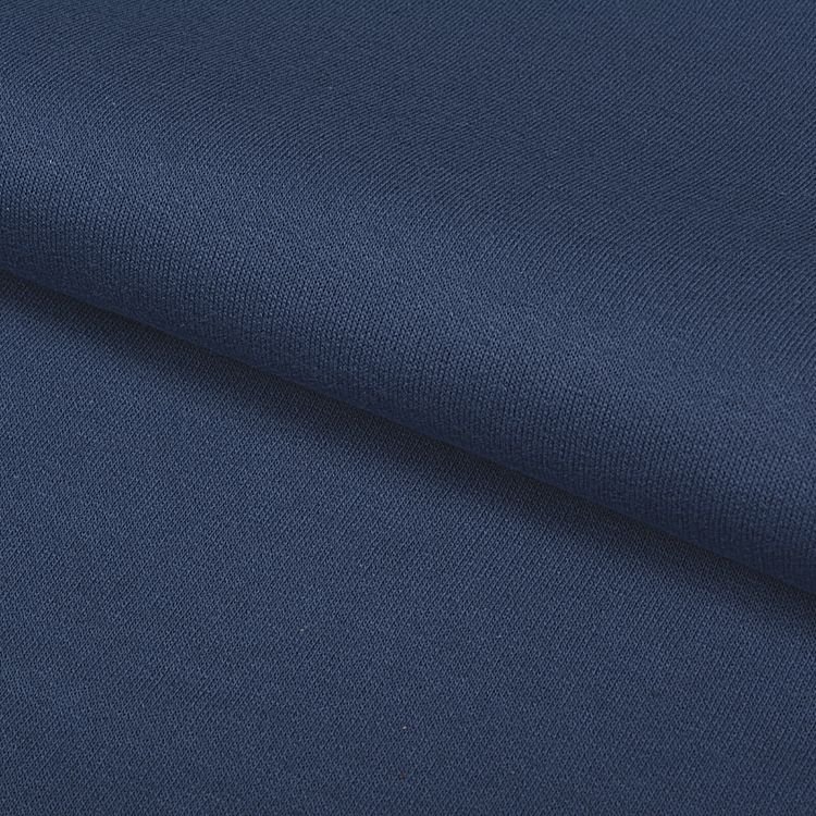 Ткань трикотаж Футер 2х нитка, опененд, 10 м x 200 см, 190 г/м², цвет: индиго, TBY — картинка 4