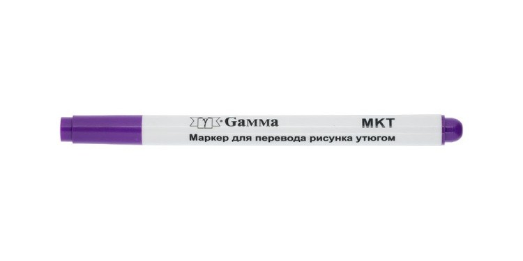 Маркер для перевода рисунка утюгом, фиолетовый, Gamma — картинка 2