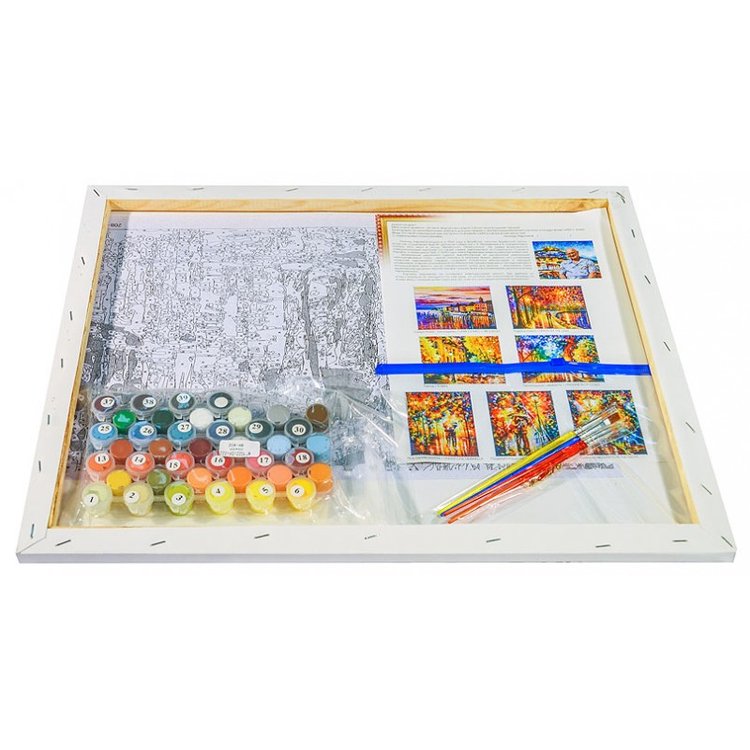 Картина по номерам «Поцелуй» — картинка 3